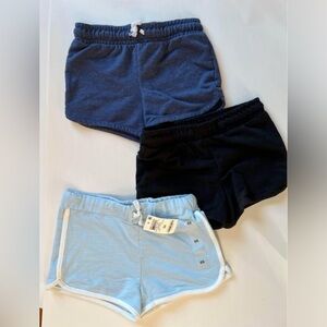 Girls' Shorts Set in Light Blue, Navy and Black- size 6/6x